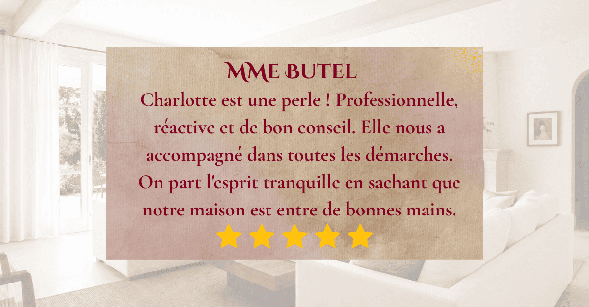 Avis client 5 étoiles sur la Conciergerie Reguera, conciergerie dans le Vaucluse